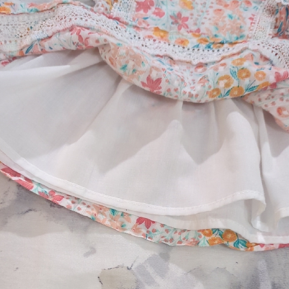 Size 3-6M Baby Girls Tommy Bahama Multicolor Baby Dress - Picture 6 of 11